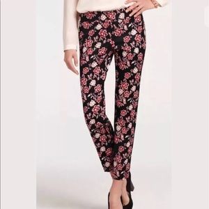 DONATED - Ann Taylor Cropped Ankle Shantung Floral